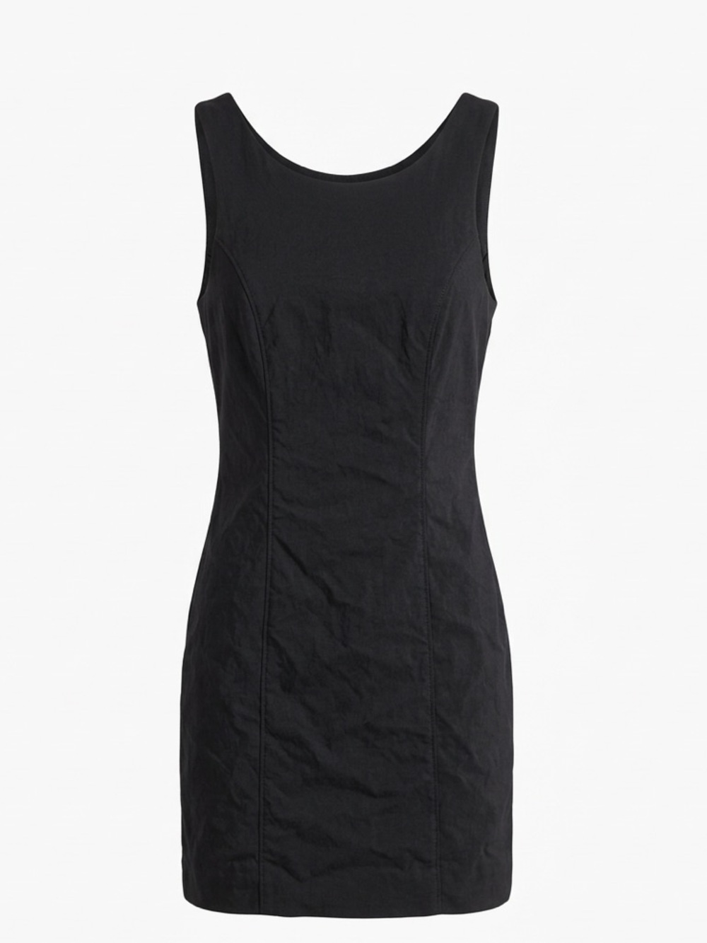 bebe Black Studded Low Back Bodycon Mini Dress Textured Viscose Blend Size 2 - Picture 3 of 7